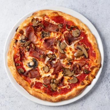 Prosciutto e Funghi Pizza